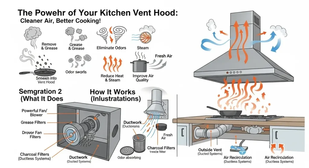 How Do Kitchen Vent Hoods Work