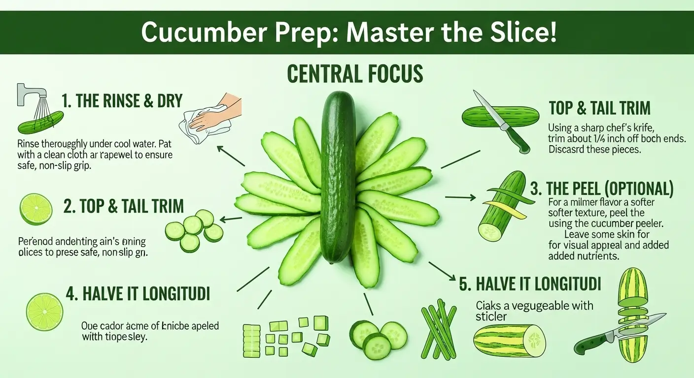 Knife Skills How To Prep A Cucumber