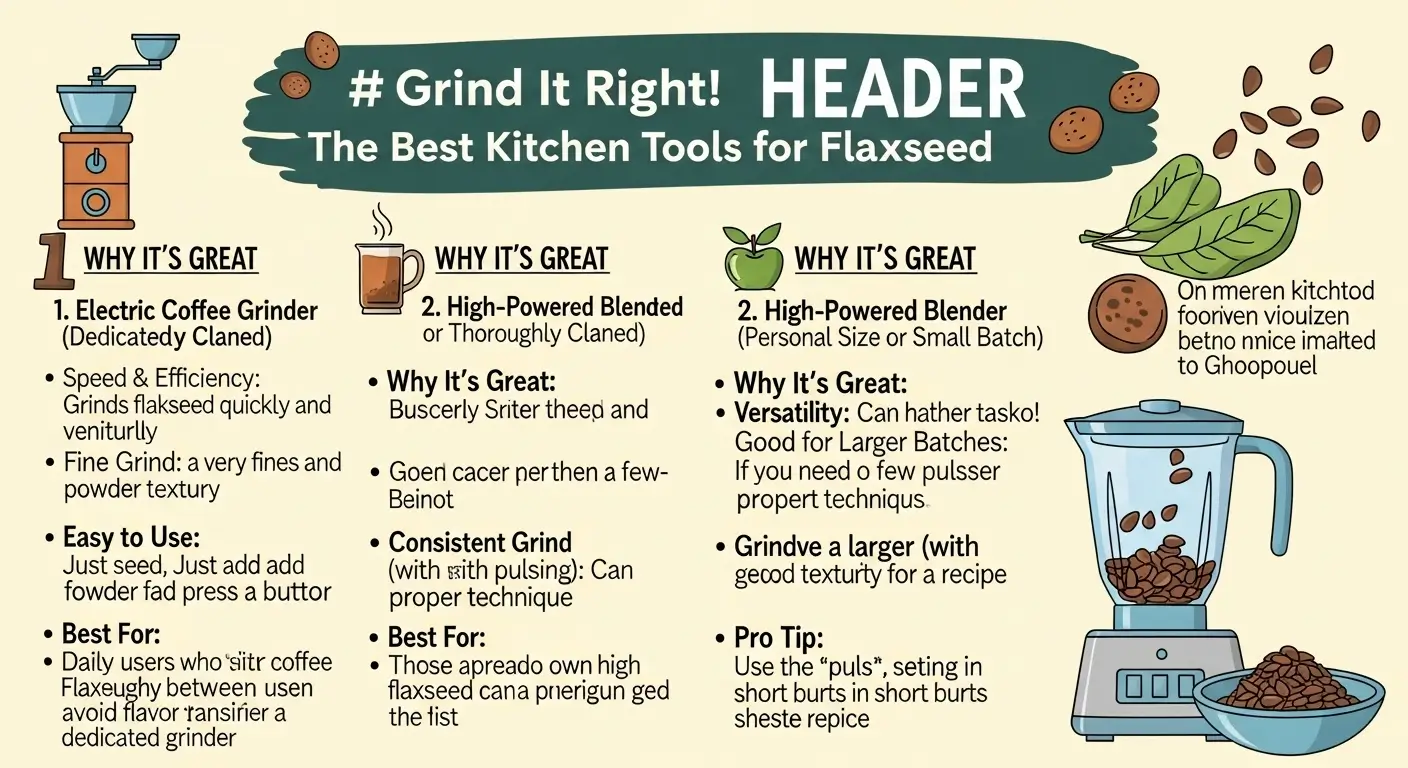 What Best Kitchen Tool to Use for Grinding Flaxseed