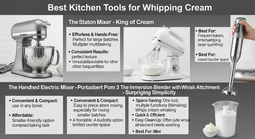What the Best Kitchen Tool for Whipping Cream