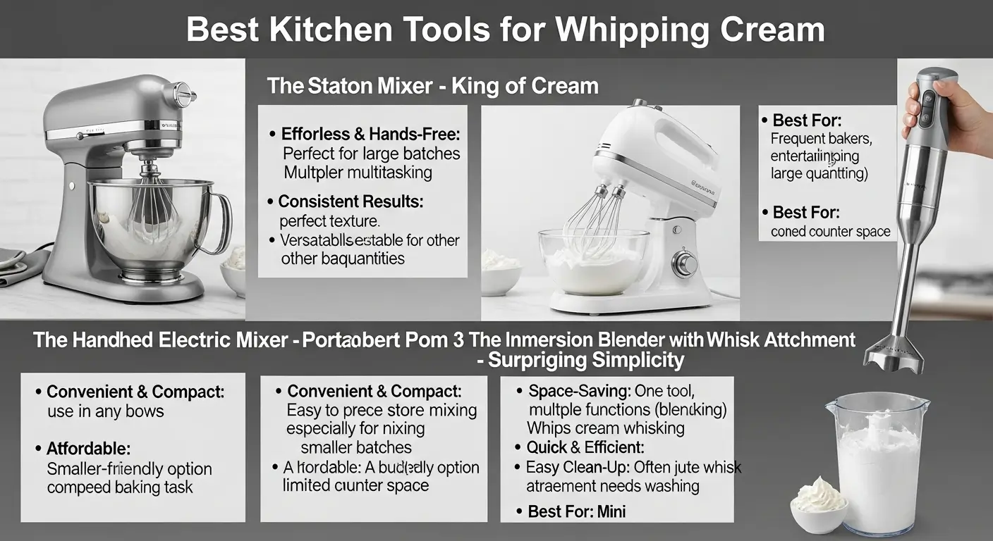 What the Best Kitchen Tool for Whipping Cream