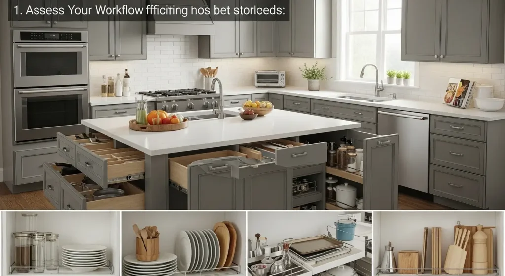 Best Way to Arrange Kitchen Cabinets