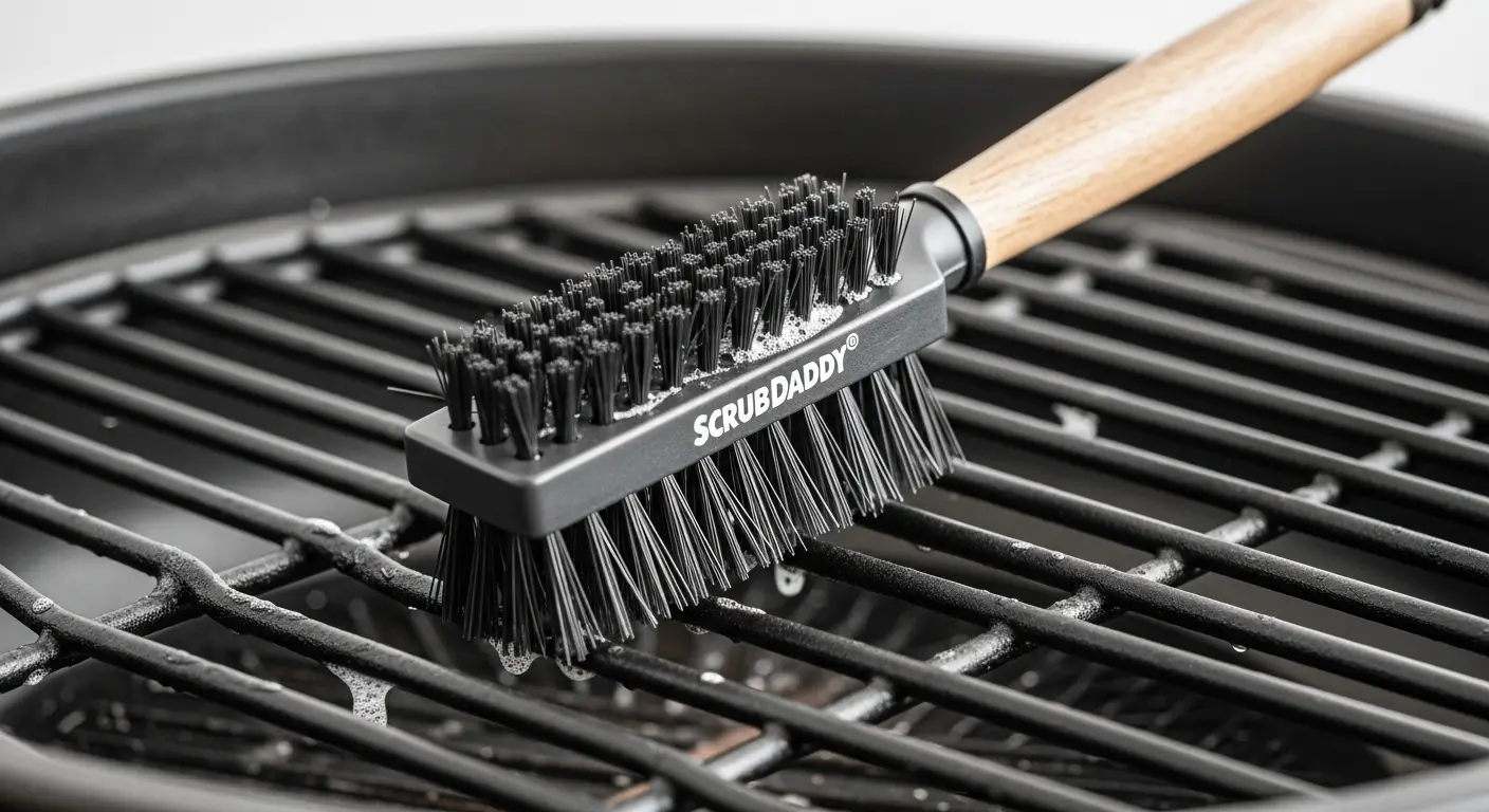 How to Clean Scrub Daddy Grill Brush