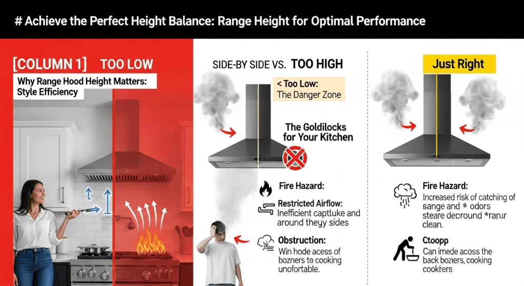 How High Should a Range Hood Be above a Stove