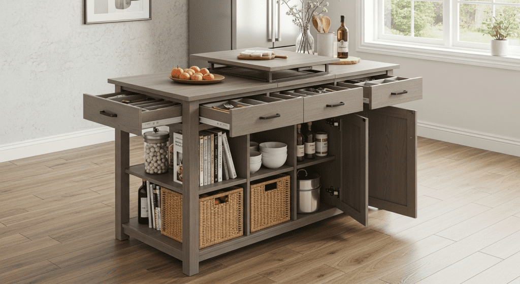 Kitchen Table With Storage