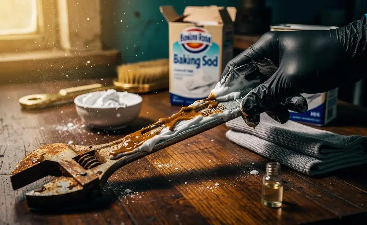 baking soda paste cleaning