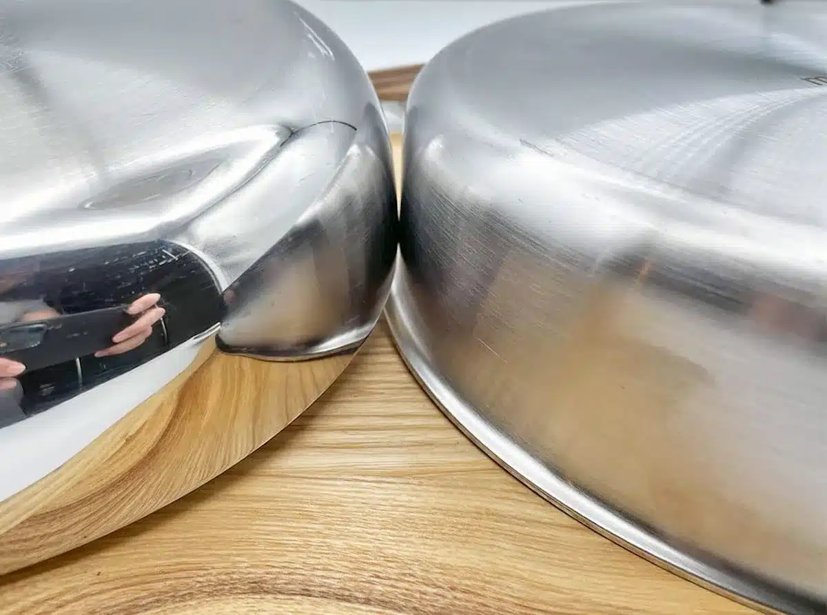 brushed vs polished stainless