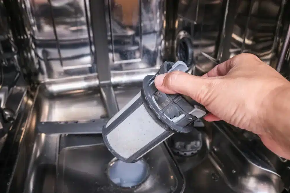 filter removal hand