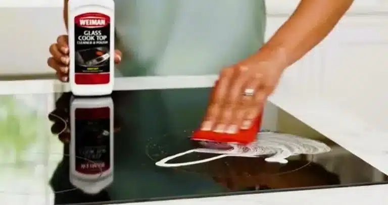 how to clean a flat top stove