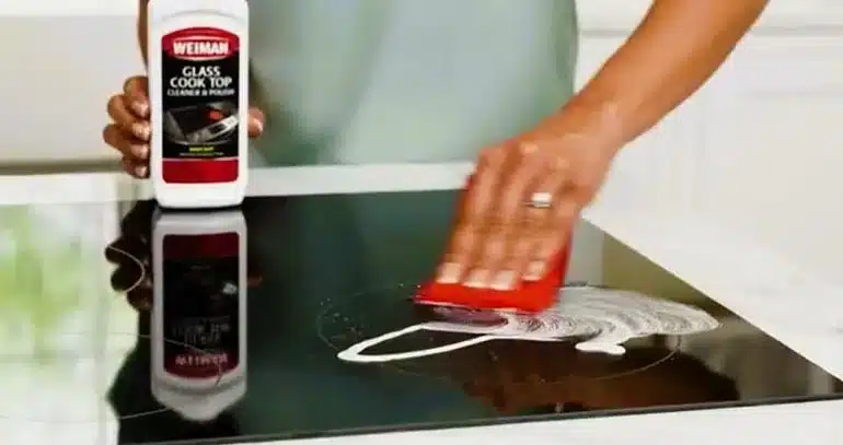how to clean electric stove top