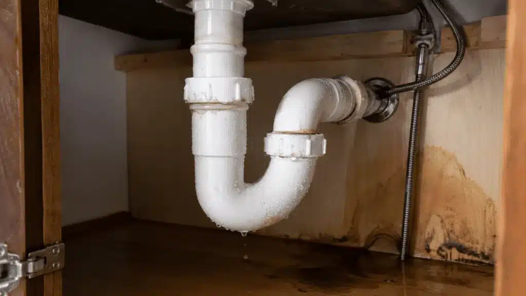 how to fix pipes under kitchen sink
