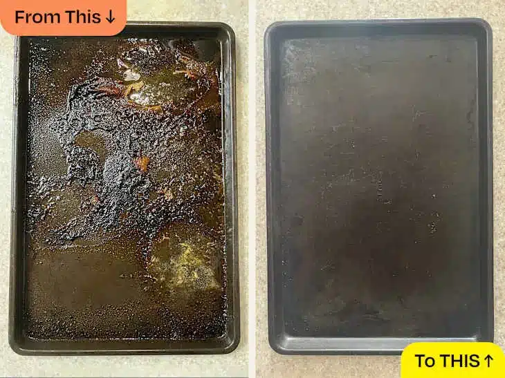 restored aluminum cookie sheet