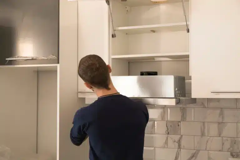 under-cabinet hood removal