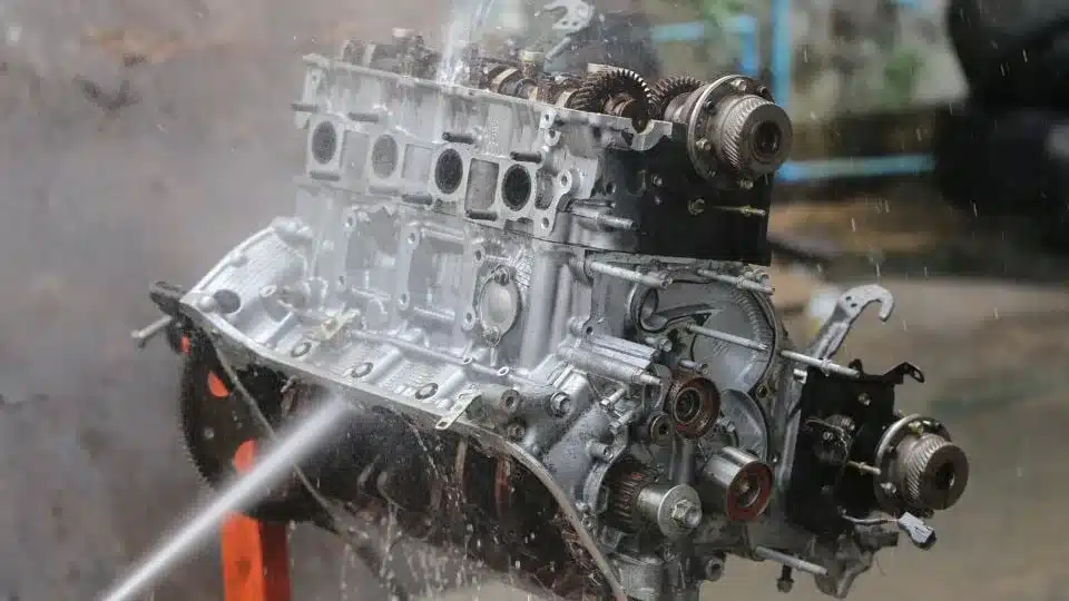 automotive engine degreasing