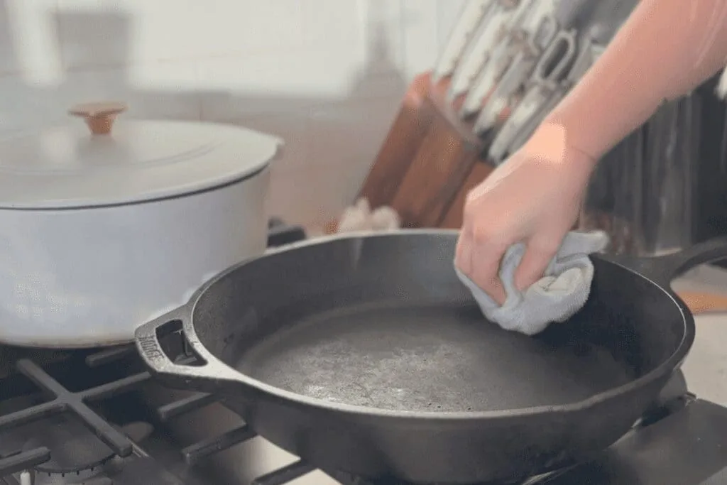 Bare cast iron care