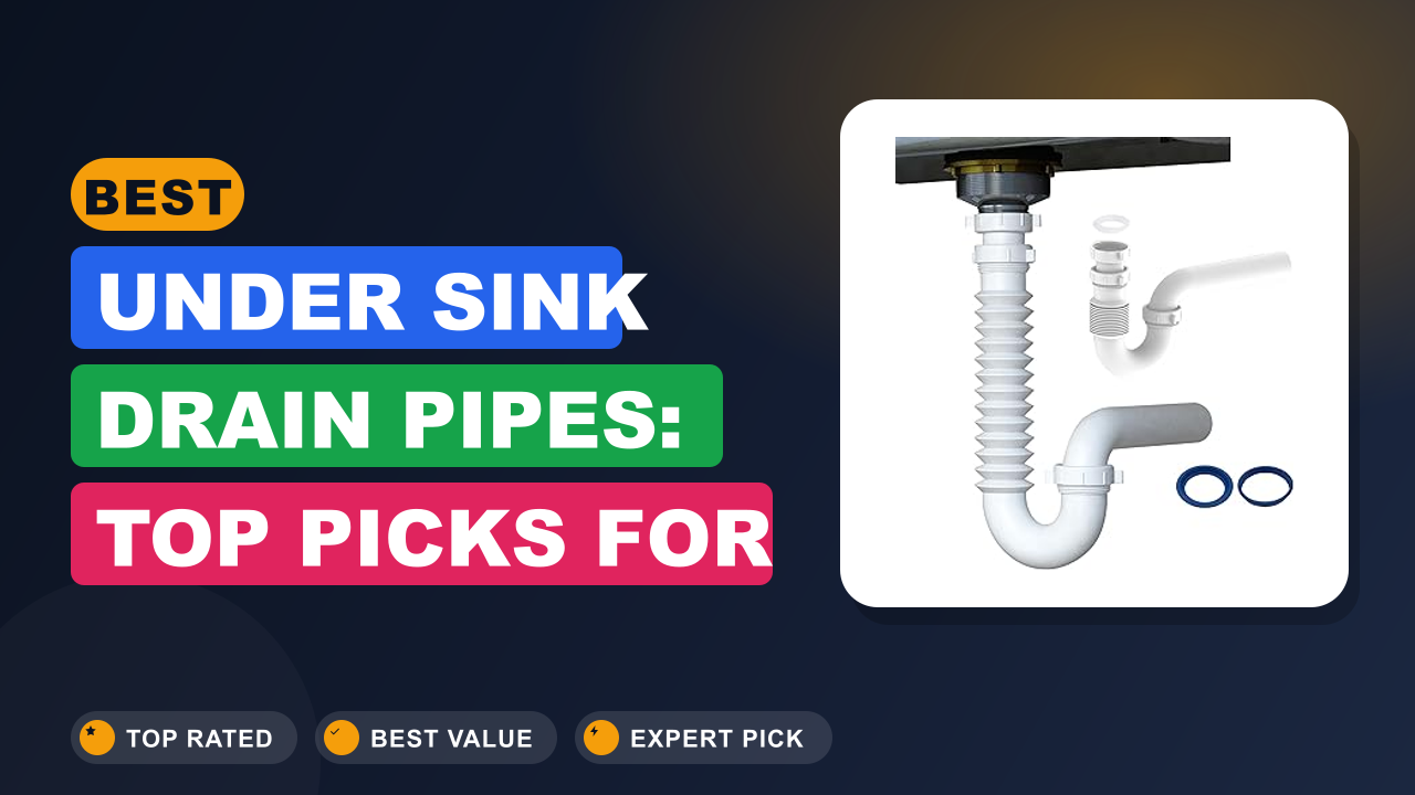 Best Under Sink Drain Pipes: Top Picks for Every Budget