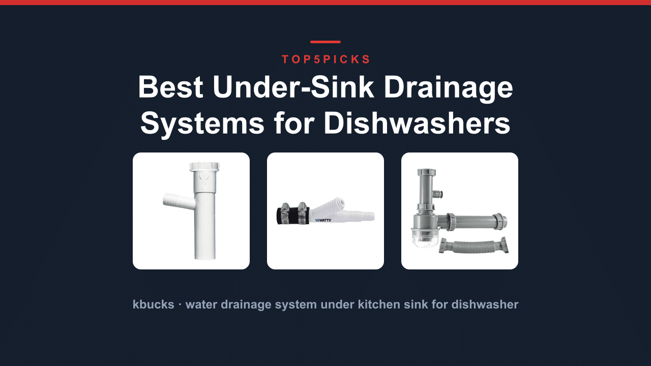 Best Under-Sink Drainage Systems for Dishwashers
