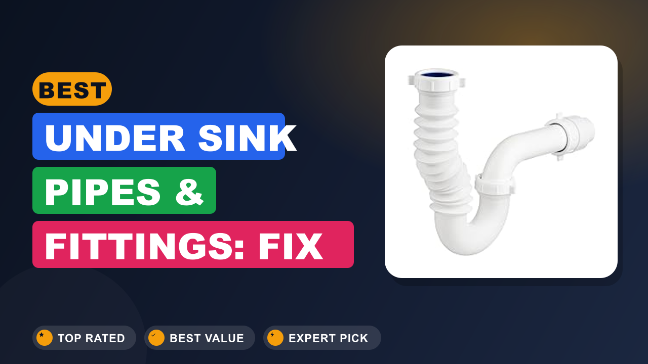 Best Under Sink Pipes & Fittings: Fix Leaks Like a Pro