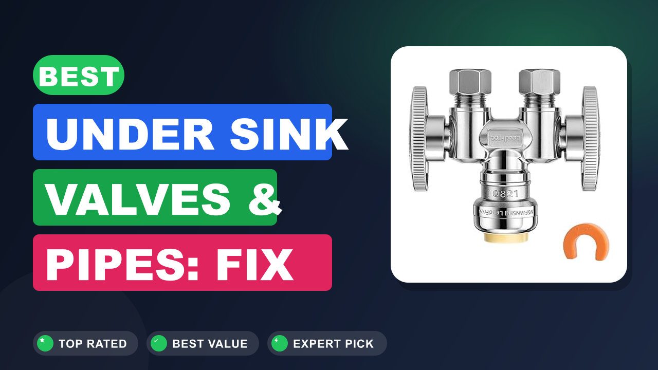 Best Under Sink Valves & Pipes: Fix Leaks Fast