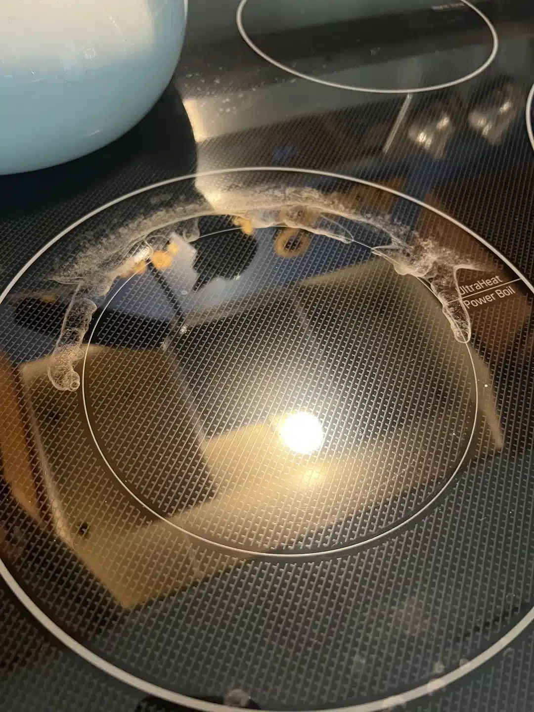 burnt water residue