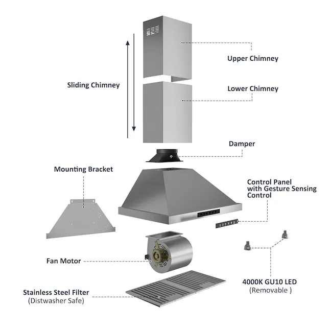 can a vented hood fan be used without venting