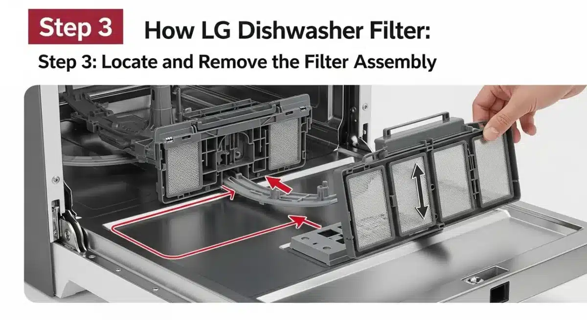 can you clean an lg dishwasher filter rather than replace