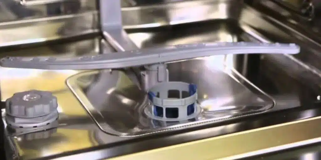can you open dishwasher spray arms to clean inside?