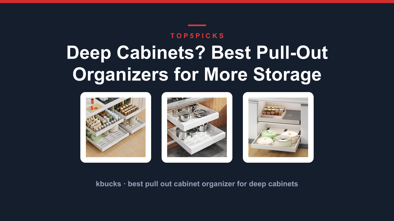 Deep Cabinets? Best Pull-Out Organizers for More Storage