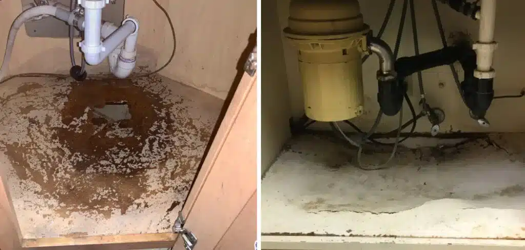 denied insurance coverage burst under-sink pipes