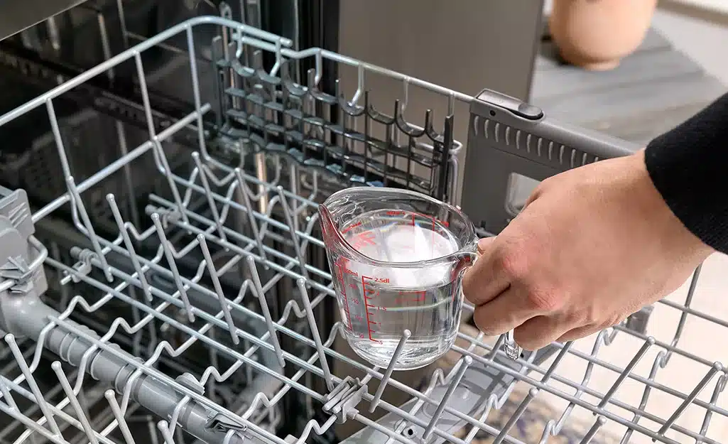 dishwasher vinegar cleaning method