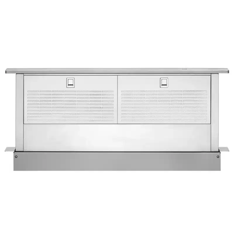 downdraft hood retractable mechanism grease accumulation