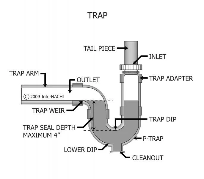 dry P-trap