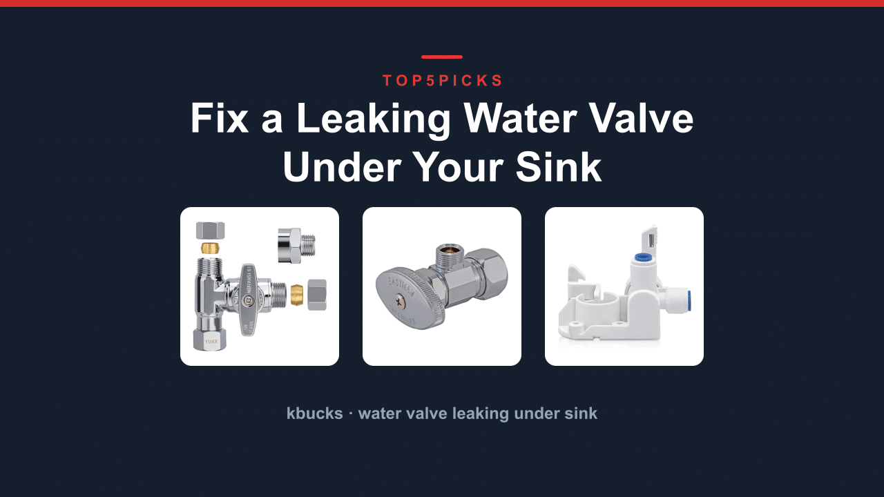 Fix a Leaking Water Valve Under Your Sink