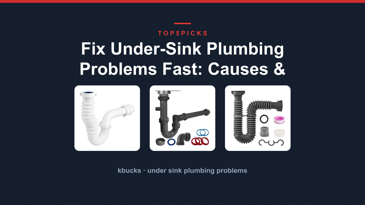 Fix Under-Sink Plumbing Problems Fast: Causes & Solutions