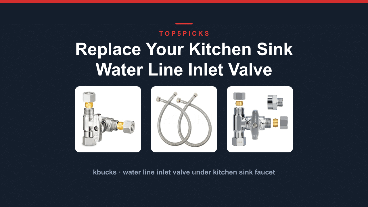 Replace Your Kitchen Sink Water Line Inlet Valve