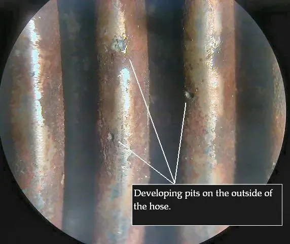 stainless steel chloride pitting