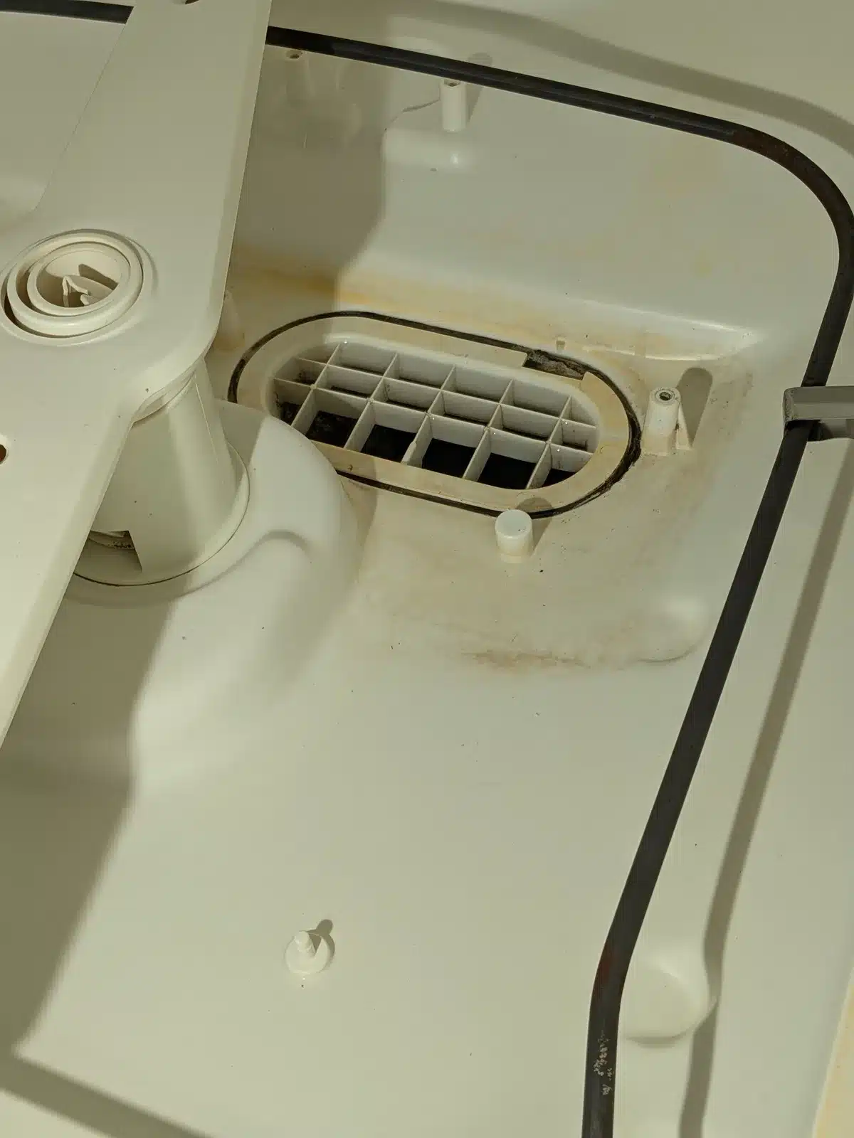 standing water dishwasher