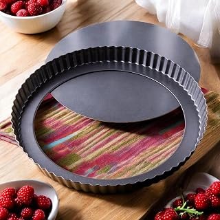 Tart Pan 10 Inch Removable Bottom