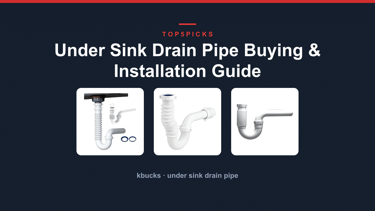 Under Sink Drain Pipe Buying & Installation Guide