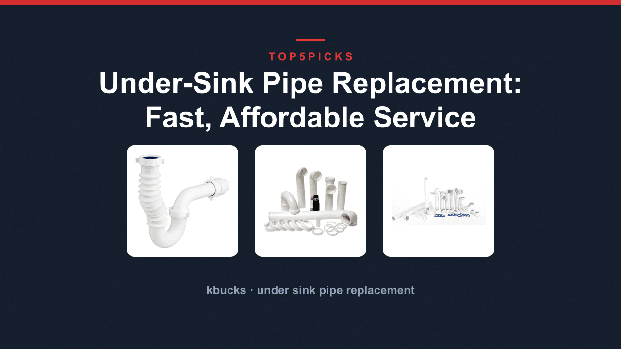 Under-Sink Pipe Replacement: Fast, Affordable Service