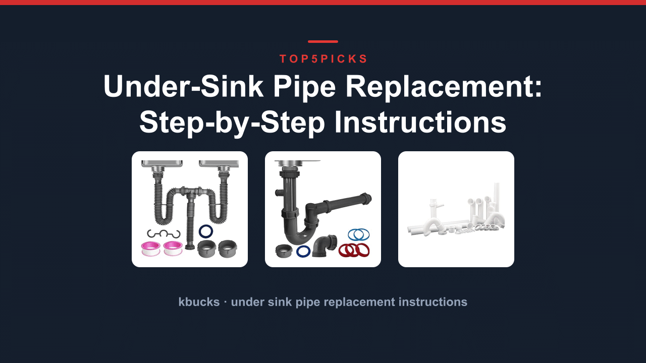 Under-Sink Pipe Replacement: Step-by-Step Instructions