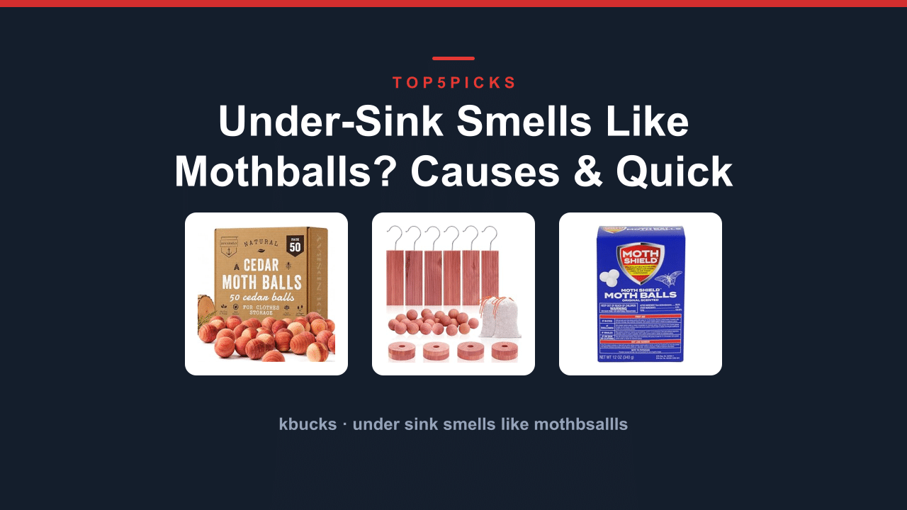 Under-Sink Smells Like Mothballs? Causes & Quick Fixes