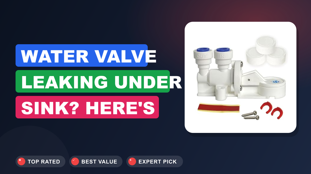 Water Valve Leaking Under Sink? Here's the Easy Fix