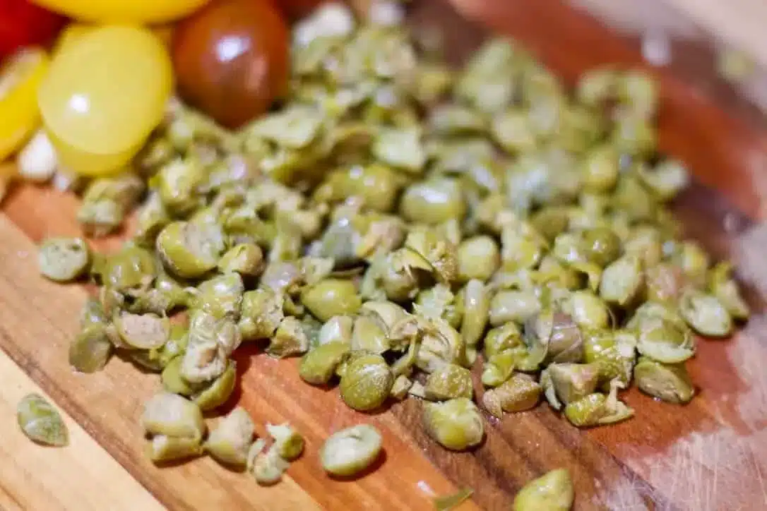 whole capers vs chopped capers