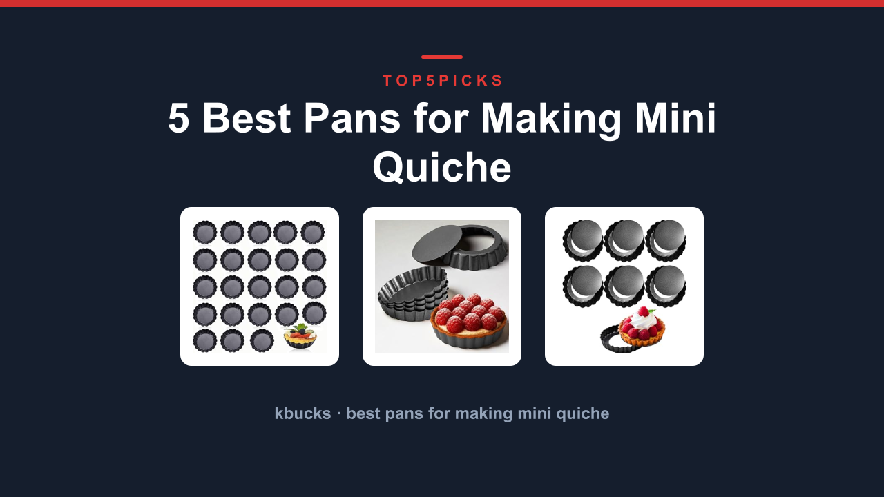 5 Best Pans for Making Mini Quiche
