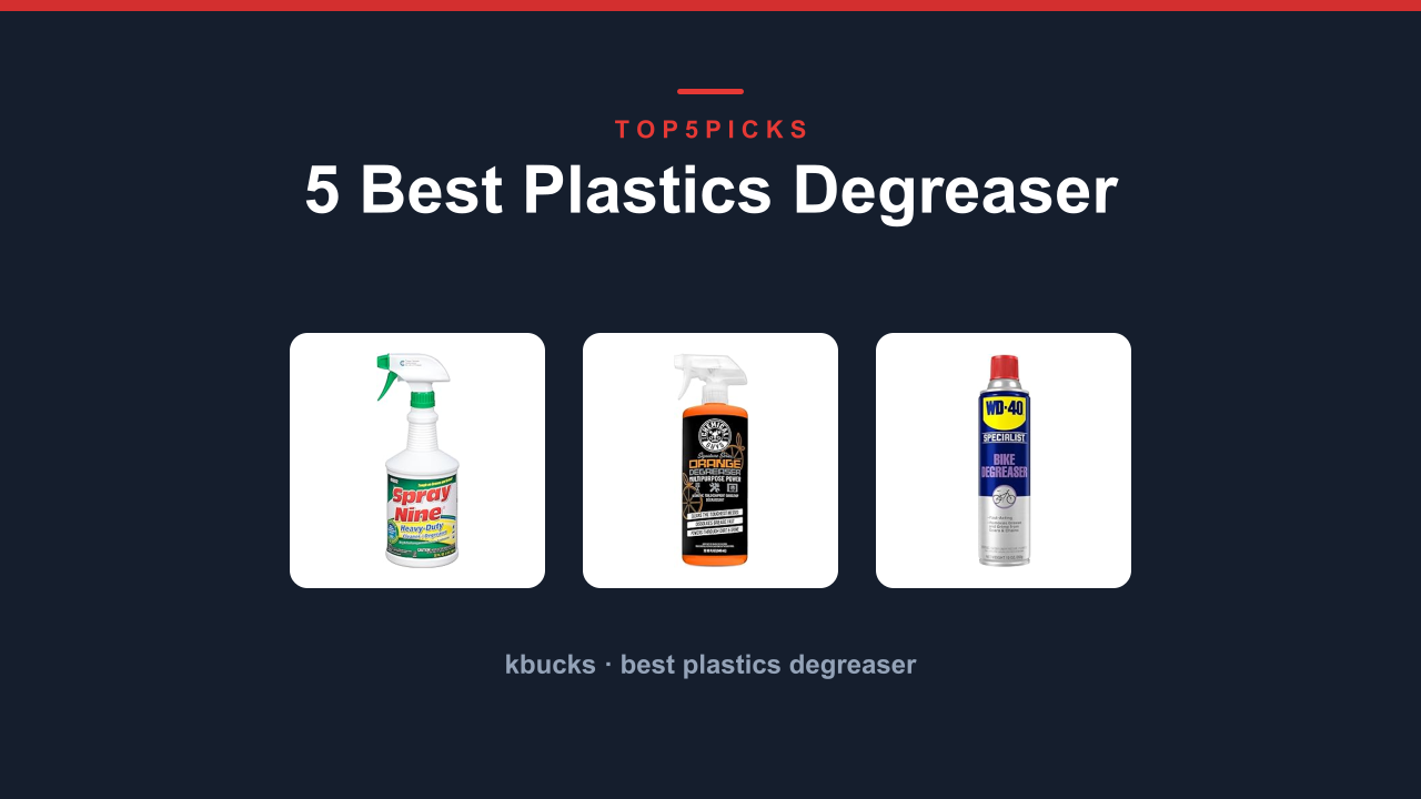 5 Best Plastics Degreaser