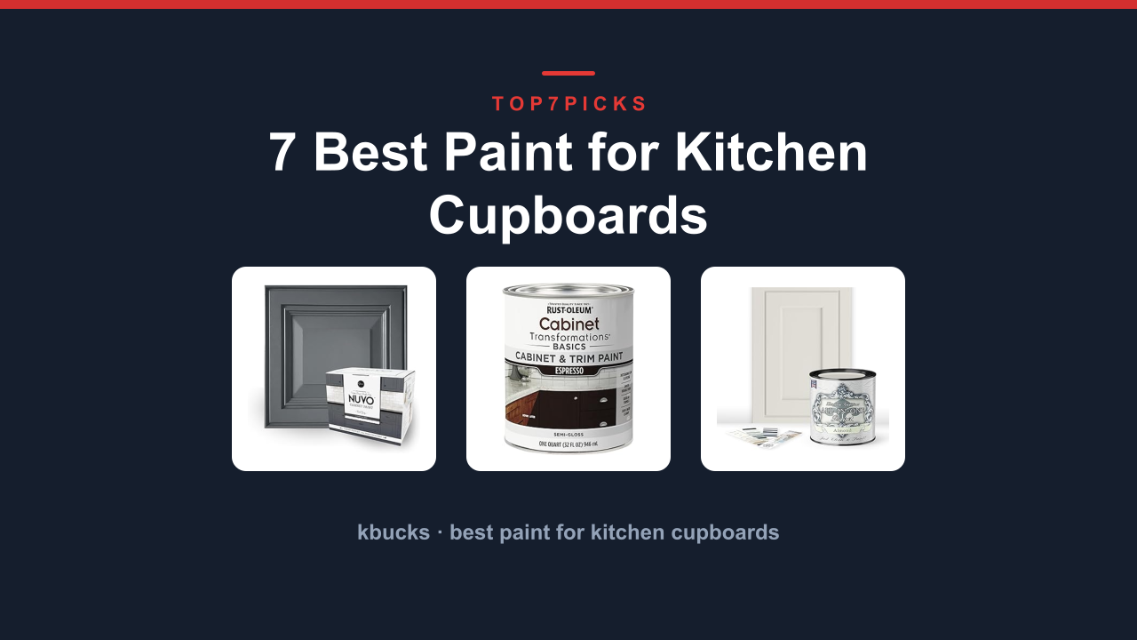 7 Best Paint for Kitchen Cupboards