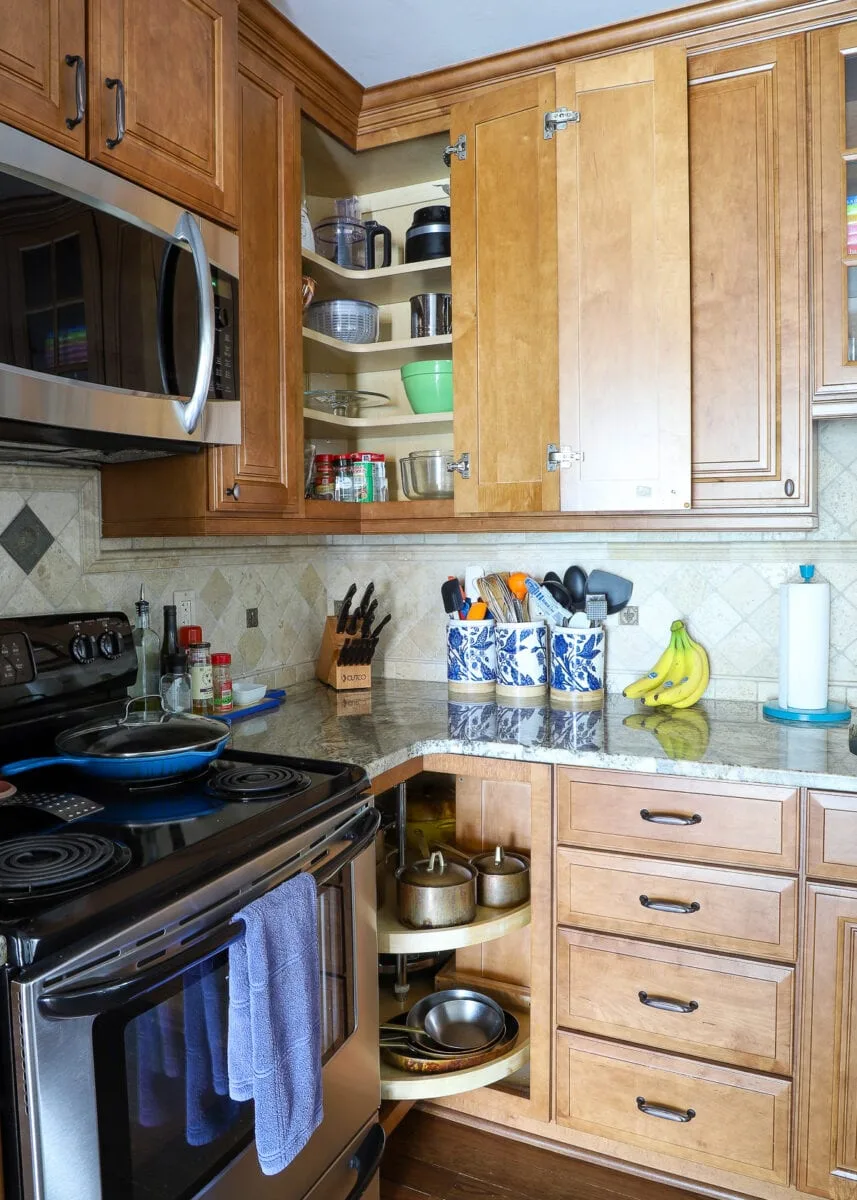 corner cabinet organizer alternatives