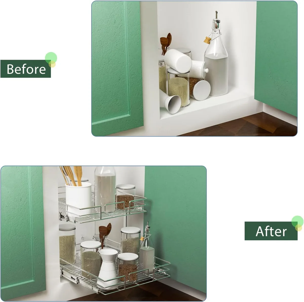 corner cabinet organizer installation