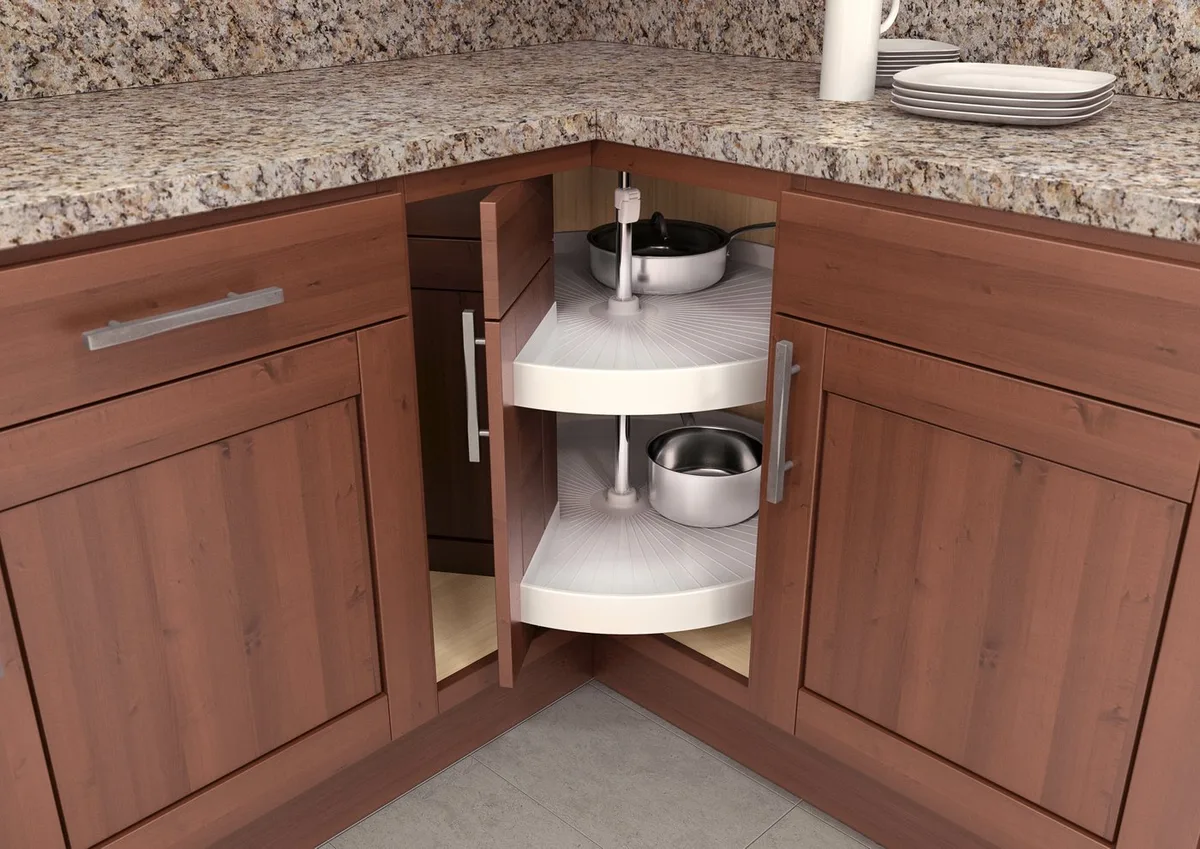 corner cabinet organizer pros and cons